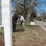 Cape Cod B&B Sign Preparation