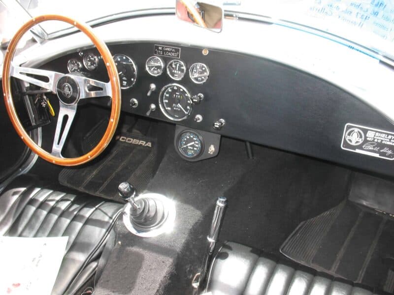 Cape Cod Muscle - looking inside the dash of a cobra