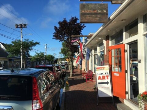 downtown Dennis Port...lined with shops and restaurants