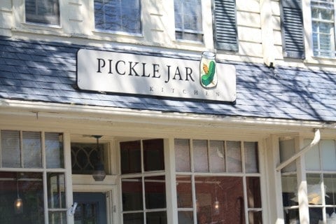 Photograph of the outside of a restaurant called Pickle Jar Kitchen